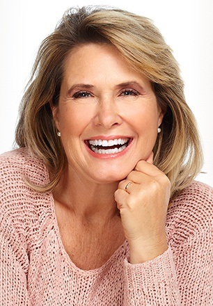 Woman sharing healthy smile