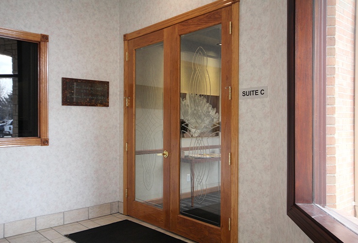 Front door of Clinton Township Family Dental