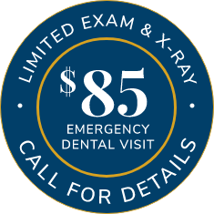 $85 emergency visit banner stamp